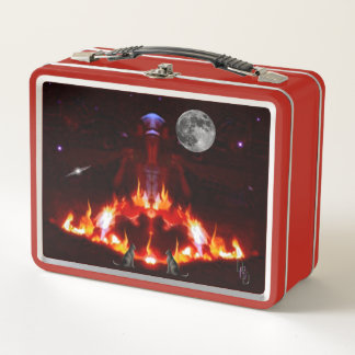 Sacred Fires Metal Lunch Box