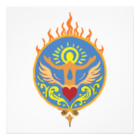 Sacred Flame Ascension Poster