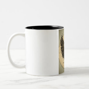 "Sacred Flight" Two-Tone Coffee Mug