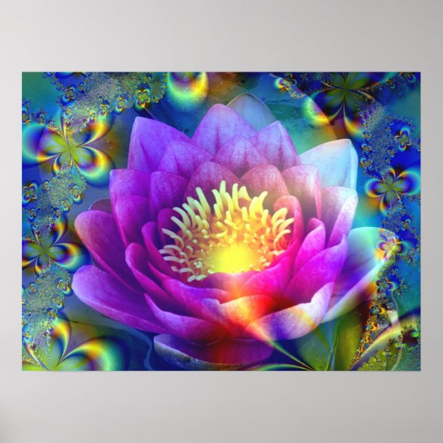 Sacred Flower of Love & Peace - Poster (Front)