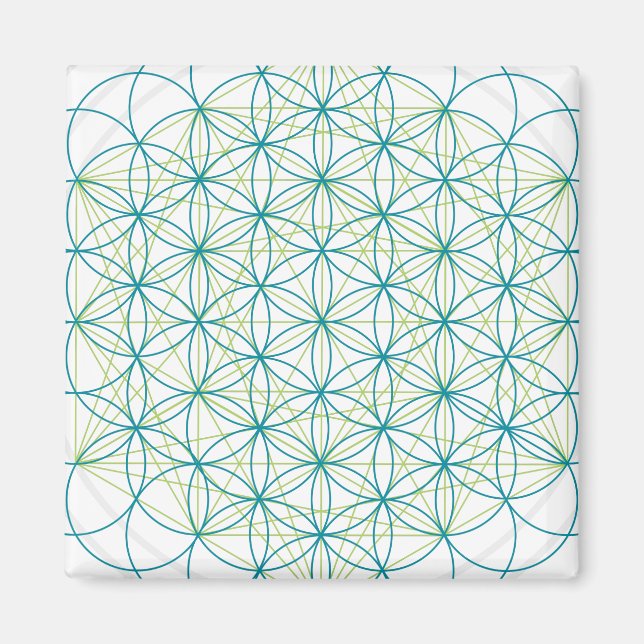 Sacred Flowers Magnet (Front)