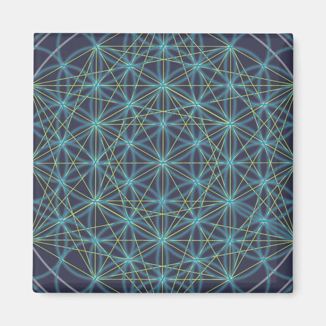 Sacred Flowers Magnet (Front)