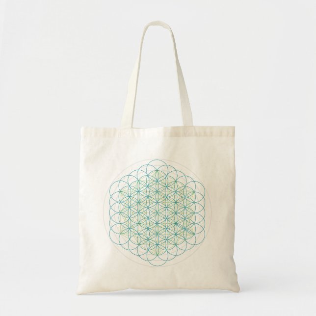 Sacred Flowers Tote Bag (Front)