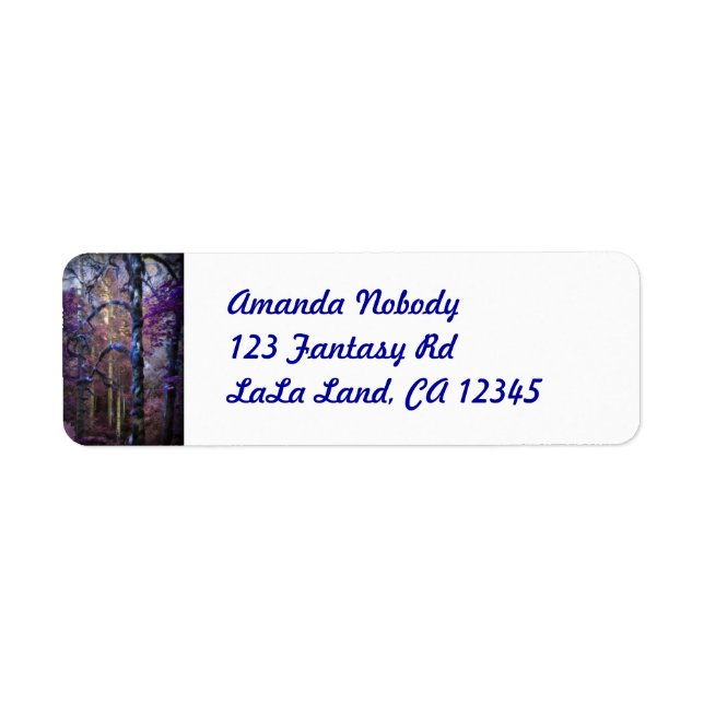 Sacred Forest Return Address Label (Front)