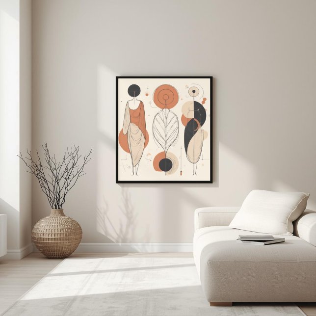 Sacred Form – Modern Feminine Geometry IV Poster (Creator Uploaded)