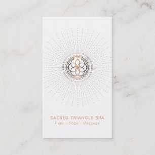 *~* Sacred Geometry Alchemy Mandala Shaman Business Card