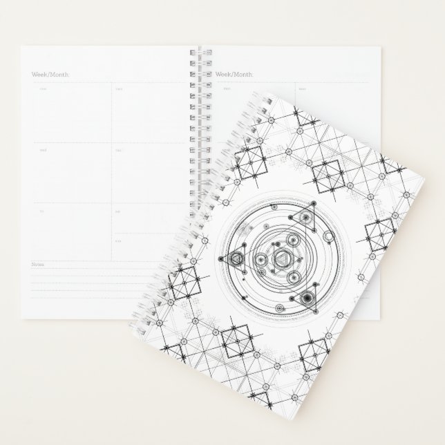Sacred geometry and geometric alchemy pattern planner (Display)