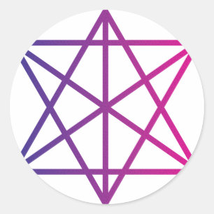 Sacred Geometry Classic Round Sticker
