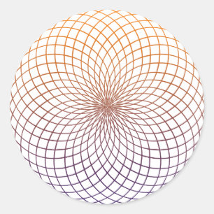 Sacred Geometry Classic Round Sticker