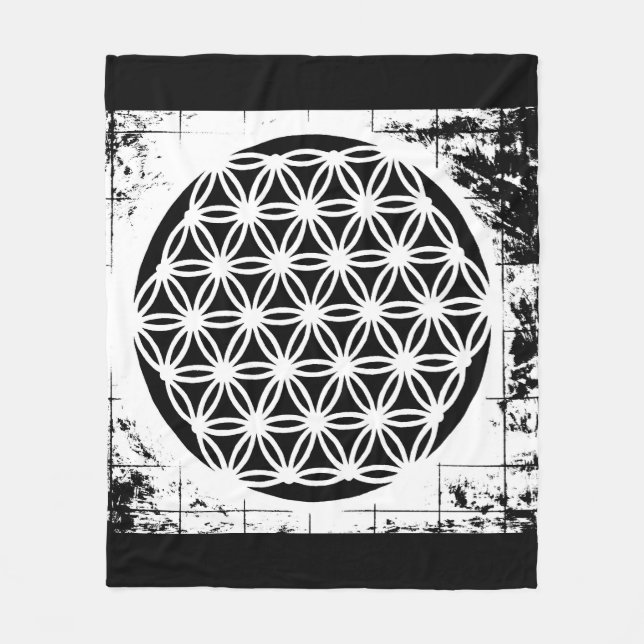 Sacred Geometry Fleece Blanket (Front)