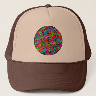 Sacred geometry: flower of life trucker hat