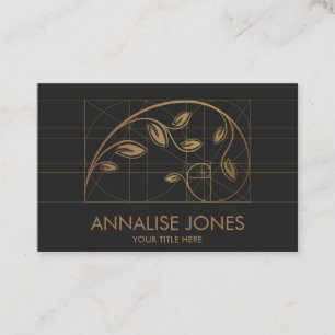 Sacred Geometry  - Golden Spiral Branch Business Card