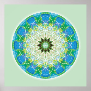 Sacred Geometry Mandala 12 Poster