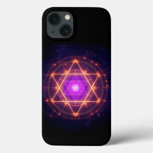 Sacred Geometry Mandala – Light Within the Cosmos iPhone 13 Case