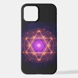 Sacred Geometry Mandala – Light Within the Cosmos iPhone 12 Case