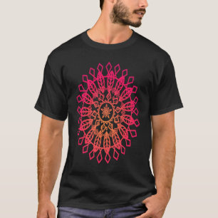 Sacred Geometry Mandala Spiritual Graphic T-Shirt