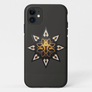 🌟Sacred Geometry Mandala – Timeless Golden Star iPhone 11 Case