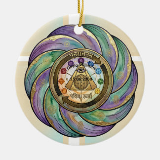 Sacred Geometry Manifestation Symbol Ceramic Ornament