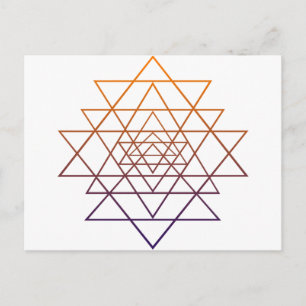 Sacred Geometry Postcard