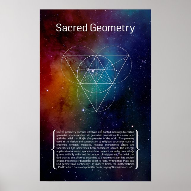 Sacred Geometry Poster (Front)