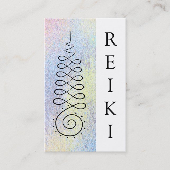*~* Sacred Geometry Reiki Practitioner or  Master Business Card (Front)