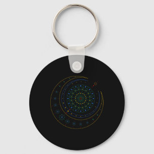 Sacred Geometry Shirt Key Ring
