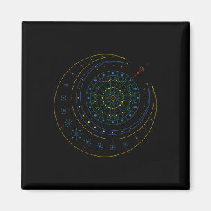 Sacred Geometry Shirt Magnet