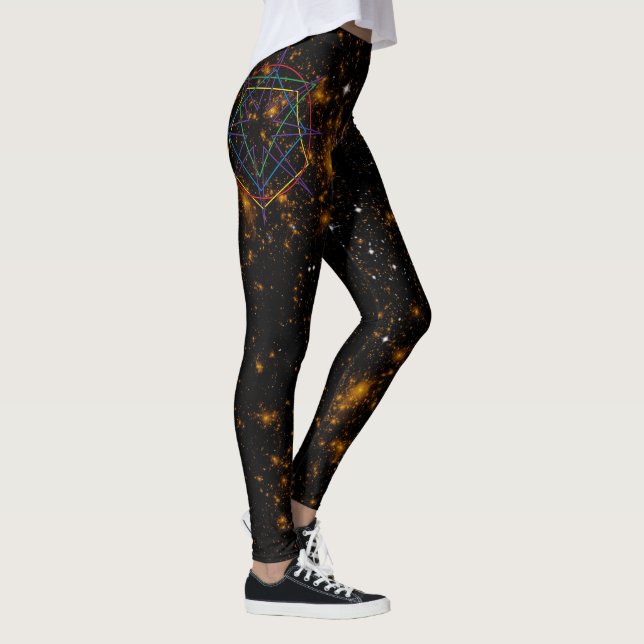 Sacred Geometry Sigil Leggings (Right)