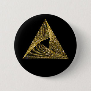 Sacred Geometry Symbol 6 Cm Round Badge