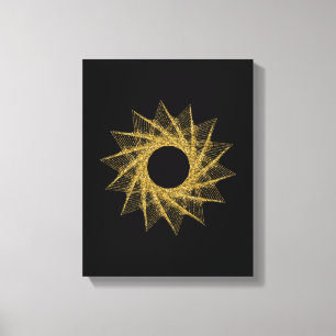 Sacred Geometry Symbol Canvas Print