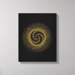 Sacred Geometry Symbol Canvas Print
