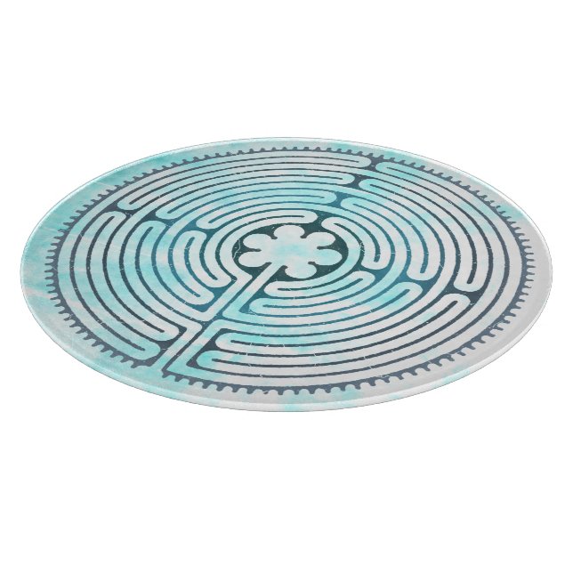 Sacred Geometry Symbol - Chartres Labyrinth 1 Cutting Board (Corner)