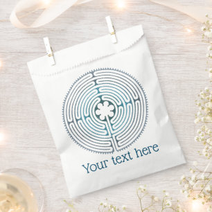 Sacred Geometry Symbol - Chartres Labyrinth 1 Favour Bag
