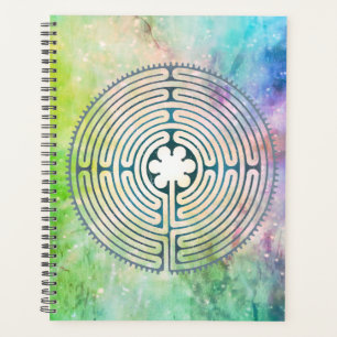 Sacred Geometry Symbol - Chartres Labyrinth 1 Planner