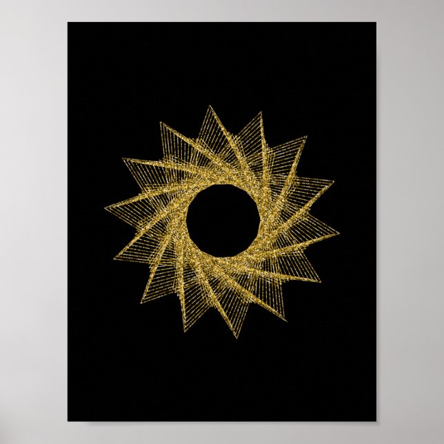 Sacred Geometry Symbol Poster (Front)