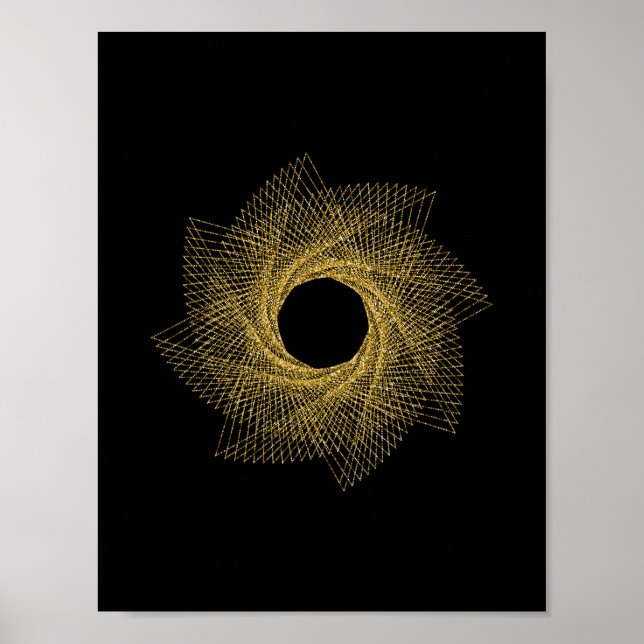 Sacred Geometry Symbol Poster (Front)