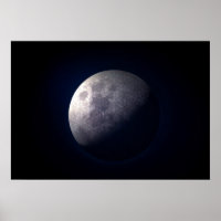 Sacred geometry - The Flower of Life in a moon