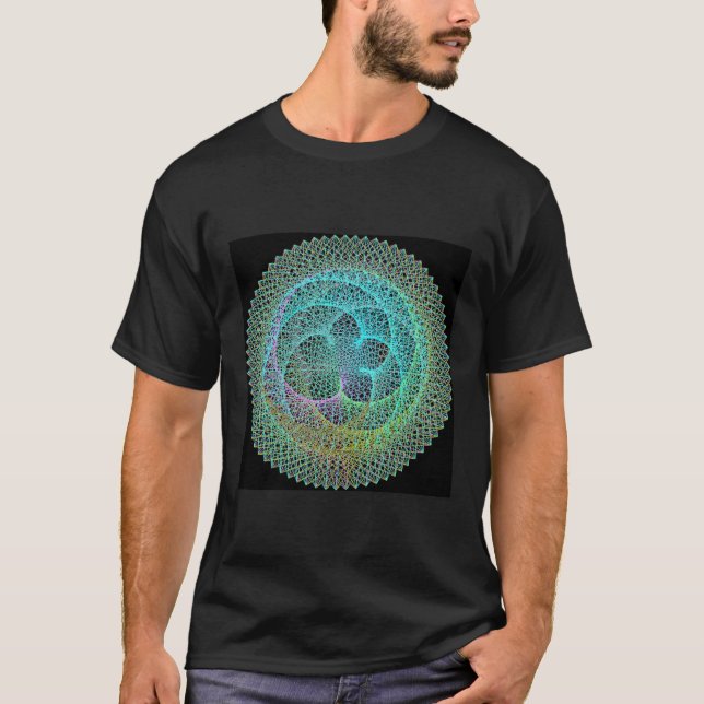 Sacred Geometry - Venus Transit NEON T-shirt (Front)
