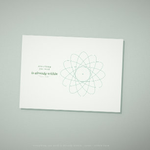 Sacred geometry wellness card · already within