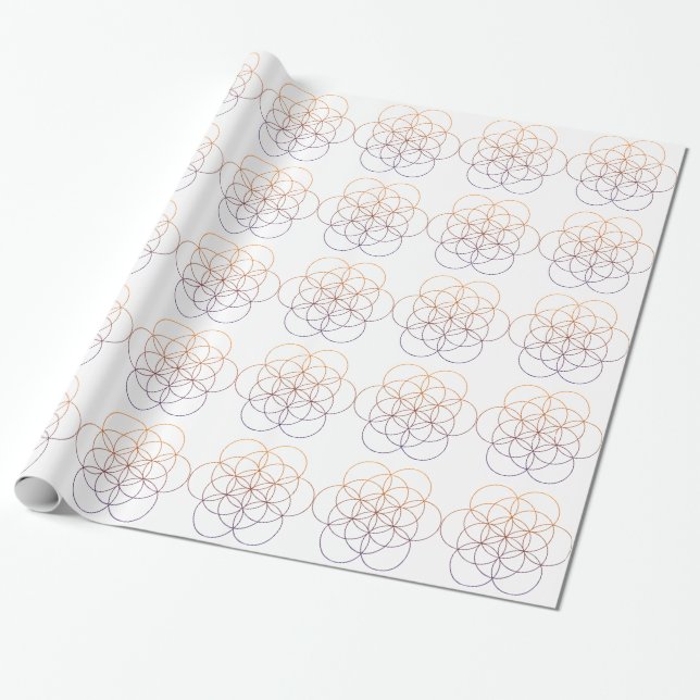 Sacred Geometry Wrapping Paper (Unrolled)