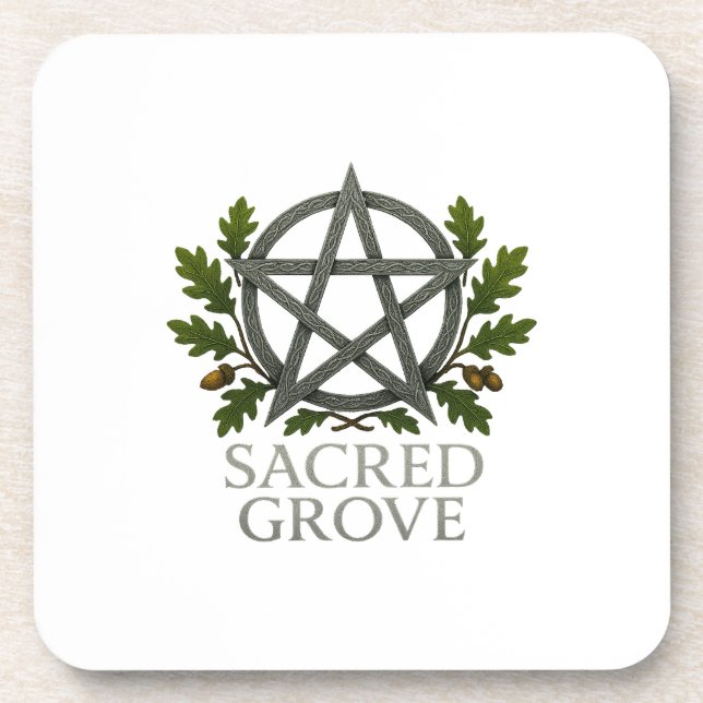 Sacred Grove Beverage Coaster (Front)