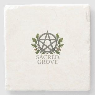 Sacred Grove candle Stone Coaster