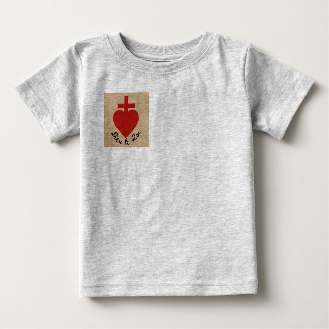 Sacred Heart Baby T-Shirt (Front)