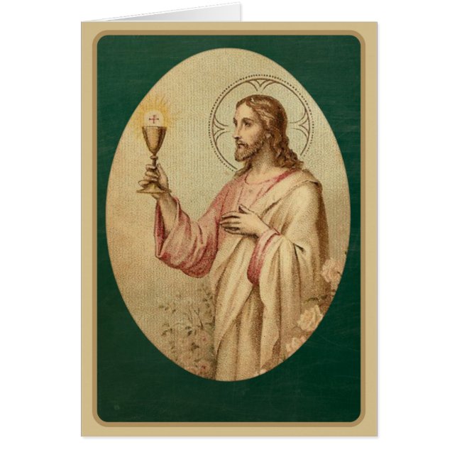 Sacred Heart Catholic Mass Offering Card (Front)