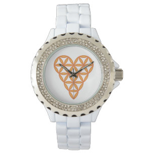  Sacred Heart - Heart of life, 3D/Orange. Watch