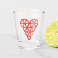 Sacred Heart - Heart of life, 3D/Red.