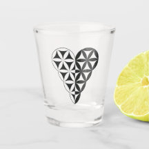 Sacred Heart - Heart of life, Dual-Wh/Bl.