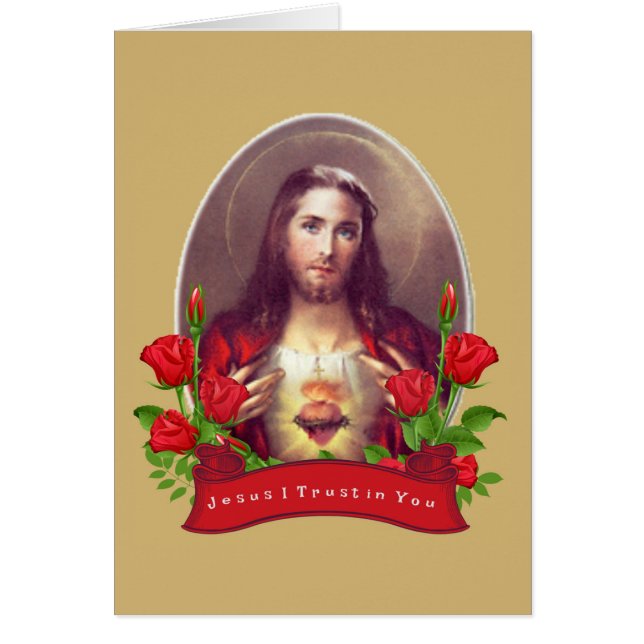 Sacred Heart Jesus I Trust in You (Front)