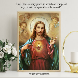 Sacred Heart Jesus Religious 12 Promises Catholic