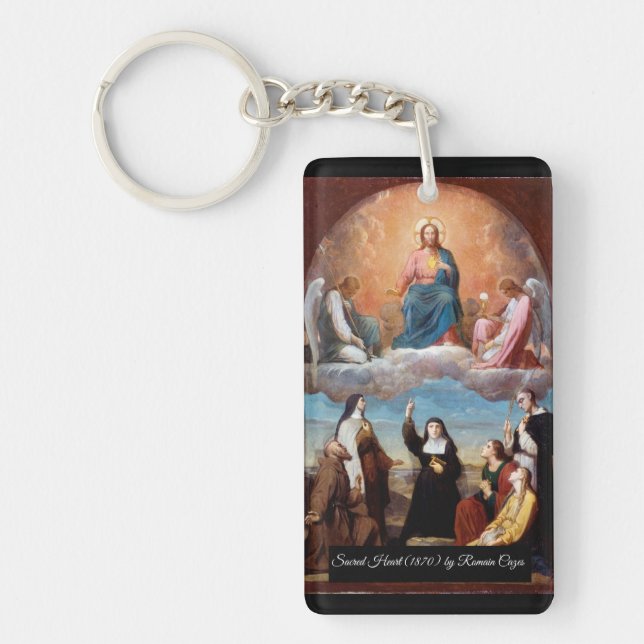 Sacred Heart Key Ring (Front)